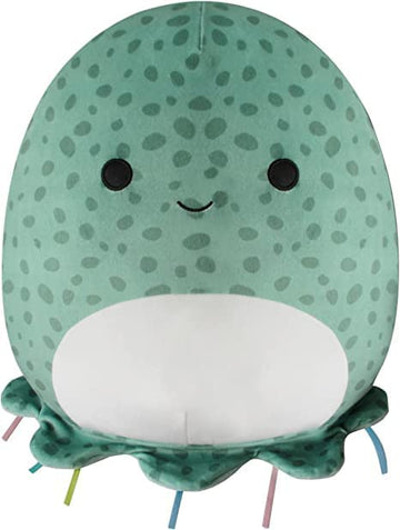 Squishmallows Kellytoy Sea Life Squad Plush Toy (8'' Forina The Green Spotted Jellyfish)