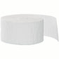 Jumbo Roll Party Crepe Streamer | Frosty white | 500 | Party Decor