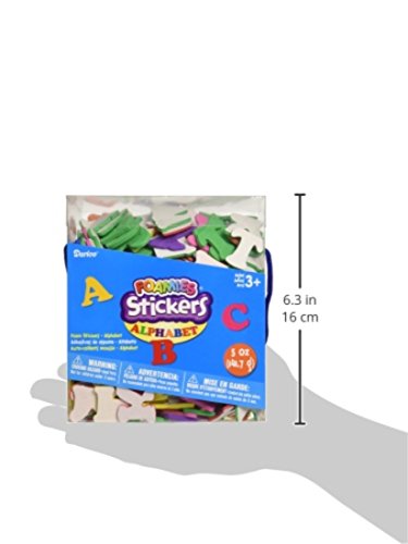 Foam Stickers 5-Ounce, Alphabets
