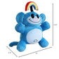 Rainbow Monkey Plush,12' Knd Rainbow Monkey Plushies Peluches Stuffed Animal Doll Toys,Kids Birthday Party Favor Preferred Gift For Holidays,Birthdays (Blue)