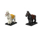 ALiquid Custom Minifigure Horse Set for Lego - 10 Pcs Small, Perfect for Collectors and Creative Play