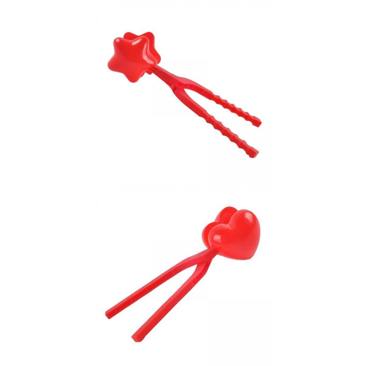 Jazzy Pearls Love+Star Heart Snowbal Maker Clamps Kids Child Sand Clay Mold Games ToolsSporting GoodsWinter SportsOther Winte