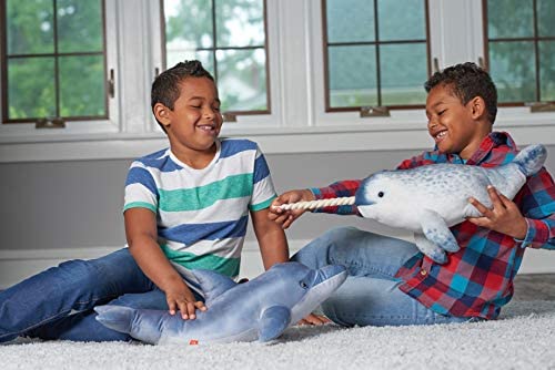 WILD REPUBLIC Narwhal Plush Stuffed Animal 25" Fabric Multi 21466