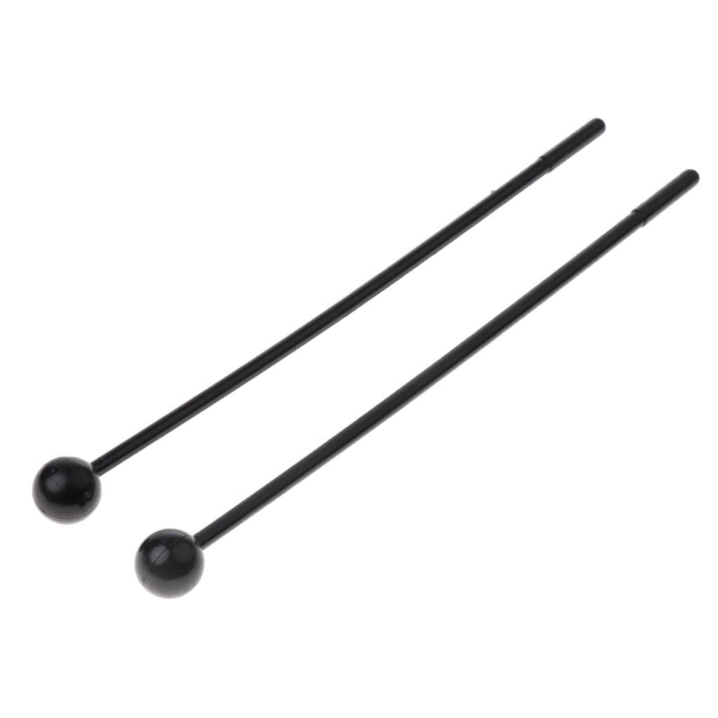 Optimuss 2Pcs Percussion Mallets Sticks For Bells Xylophones Mbira Marimba 265Cm