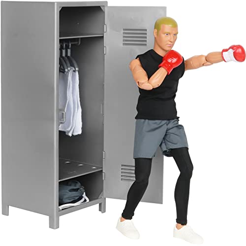 Click N Play Fitness Action Figure Doll Set for Kids with Dumbbells and Boxing Glove Accessories