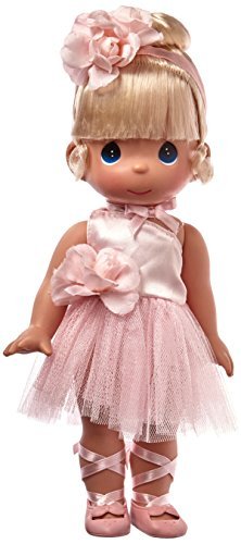 The Doll Maker Precious Moments Dolls, Linda Rick, Ballerina Bliss Blonde, 12 Inch Doll