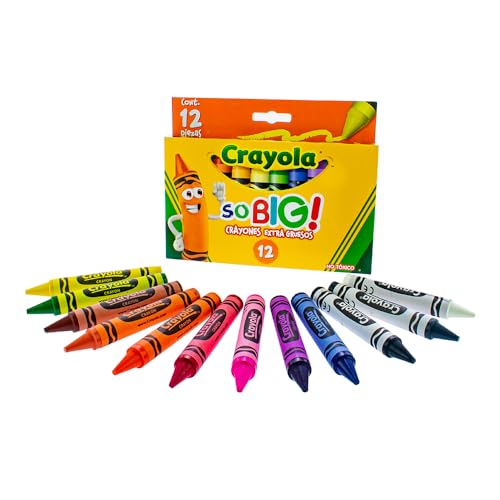 Crayola Crayon Extra Jumbo So Big, 12 Pack