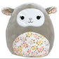 Squishmallows 5 Inch Elea Lamb Plush Toy - Soft Polyester Easter Squad Animal