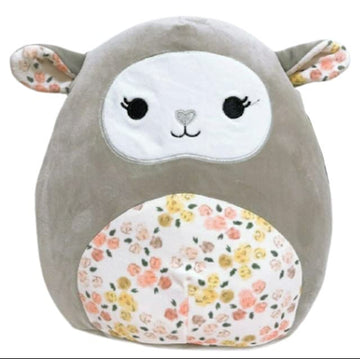 Squishmallows 5 Inch Elea Lamb Plush Toy - Soft Polyester Easter Squad Animal