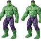 Marvel Avengers Titan Hero Series Blast Gear Deluxe Hulk Action Figure, 30-cm Toy, Inspired byMarvel Comics, for Children Aged 4