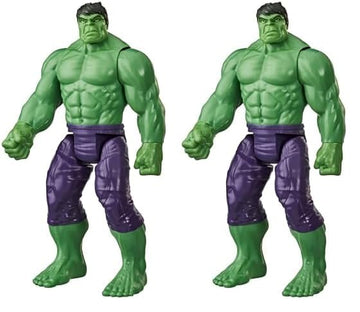 Marvel Avengers Titan Hero Series Blast Gear Deluxe Hulk Action Figure, 30-cm Toy, Inspired byMarvel Comics, for Children Aged 4