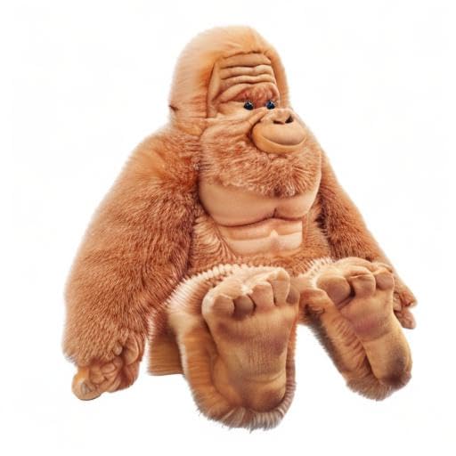 WILD REPUBLIC Bigfoot Plush Toy, 15" Fabric Stuffed Animal, Eco-Friendly Fill, Model 27642