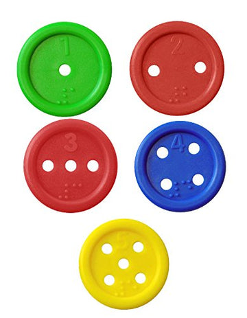 Lacing Buttons: 140 Pieces / Jar