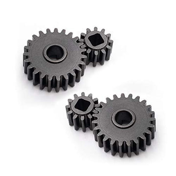 KYX Racing Hardened Steel 32P Portal Gear Set 23T/12T 2pcs Upgrades Accessories for RC Crawler Car Axial SCX10 III AXI03007 Capr