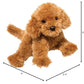 Douglas Addie Caramel Labradoodle Plush Stuffed Animal - 16 Golden Dog Toy for Kids and Pet Lovers