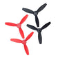Anbee 4Pcs Plastic Propellers Props Rotor For Parrot Bebop 2 Drone Quadcopter, Black&Red