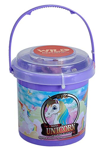Wild Republic Unicorn Bucket, Kids Gifts, Unicorn Gifts, Fantasy Figures, Unicorn Toys, Kids Gifts, 6-Piece