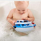 Green Toys Paddle Boat - Blue/Grey Bath Toy, BPA-Free, Dishwasher Safe, 1 EA, Made from Recycled Plastic, Model PDBA-1343