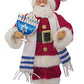Santa'S Workshop 12'' Hanukkah Santa, Red