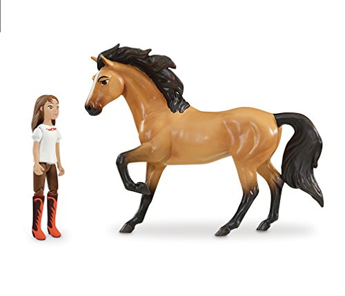 Breyer Spirit Riding Free - Spirit And Lucky Small Horse And Doll Toy Set