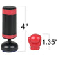 ArtCreativity Mini Boxing Bag Set - 3-Piece Punching Bag & Gloves - Clear Plastic - Fun Stress Relief Toy for Kids & Adults