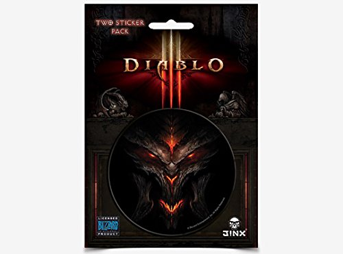 JINX Diablo III Face Sticker, Multi-Colored, 3