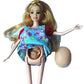 Kunhe Colorful Real Pregnant Doll Have a Baby in Her Tummy Mom Doll