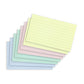 Summit Flash Cards, Revision Cards, 400 Pack Record Cards, 125 x 75 mm Index Cards, Pastel Assorted Colours