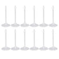 Exceart 24Pcs White Doll Stand Doll Support Rack Action Figure Display Rack For Window Doll Display Decoration Collection