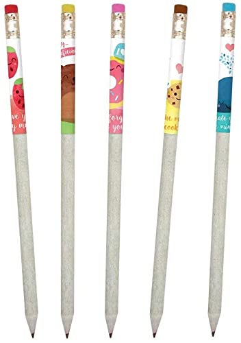 Scentco Sweetheart Smencils (2 Pack) - HB #2 Scented Pencils, 5 Count, Stocking Stuffer, Gifts for Kids, School Supplies, Classr