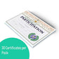 Hayes Participation Certificate, 8-1/2 X 11 in, Paper, Pack of 30