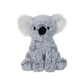 Apricot Lamb Plush Gray Koala Stuffed Animal - Soft Cuddly, 8" Small, Polyester