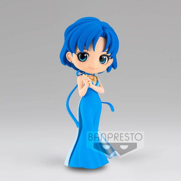 Banpresto Pretty Guardian Sailor Moon Eternal The Movie Q Posket Princess Mercury 5.5-Inch Collectible Pvc Figure