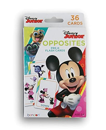 Opposites Flash Cards Mickey Clubhouse - Pre-K - 36 Count