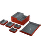 Gamegenic Game'S Lair 600+ Convertible Deck Box In Red Color - Premium Game Storage Box Holds Up To 600 Cards With Removable Cardboard