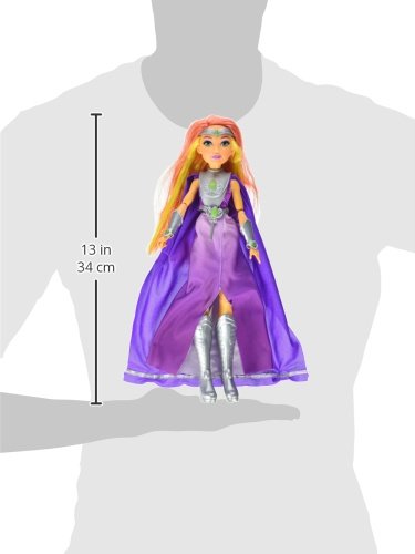 Mattel DC Super Hero Girls Starfire Doll, 12" Intergalactic Gala, Brown, Plastic, Model FCD34