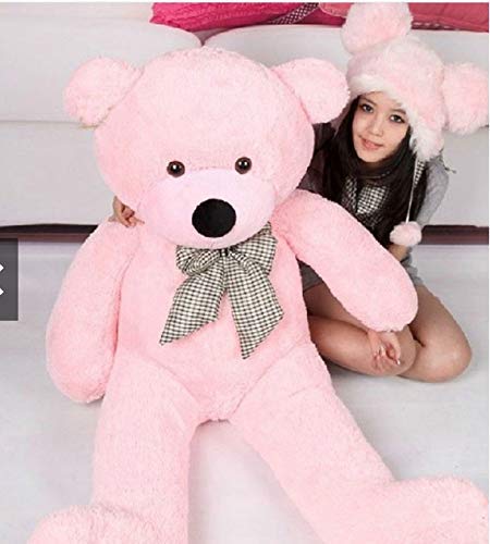 Gurudev 5 Feet Long Huge Loveable Hugable Playable Soft Teddy Bear Pink (152 Cm) Best For Someone Really Special