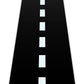 Racetrack Floor Running Black Racer Party Decoration Mat Road Table Runner Long Racetrack Tablecloth Drag For Party (Fresh Style