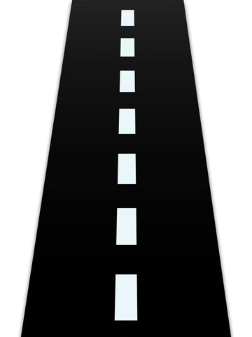 Racetrack Floor Running Black Racer Party Decoration Mat Road Table Runner Long Racetrack Tablecloth Drag For Party (Fresh Style