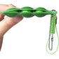 Ganjiang 12Pcs Squeeze Bean Keychain Fidget Toys For Skin Picking, Pea Pod Sensory Fidget Toys,Stress Relief,Party Favor Toys