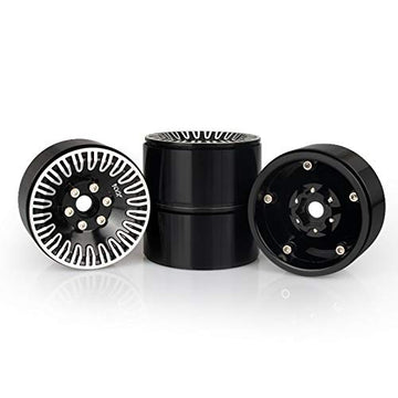 KYX Racing Aluminum Alloy 1.9'' Wheel Rims Upgrades Parts Accessories for RC Crawler Car Axial SCX10 II 90046 Capra UTB TRX4 D90
