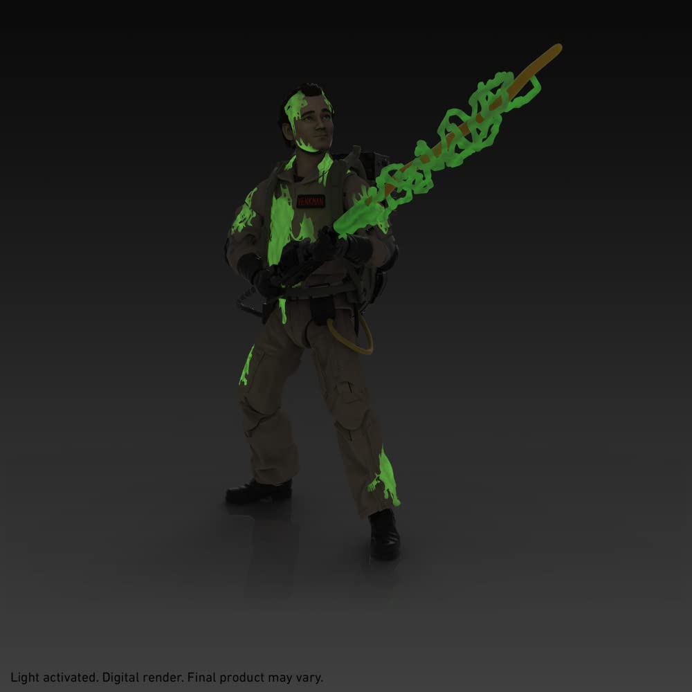 Hasbro Ghostbusters Plasma Series Glow-in-The-Dark Peter Venkman Toy 15-Cm-Scale Collectible Classic 1984 Figure  Kids Ages 4 and Up  Multicolor  F4848