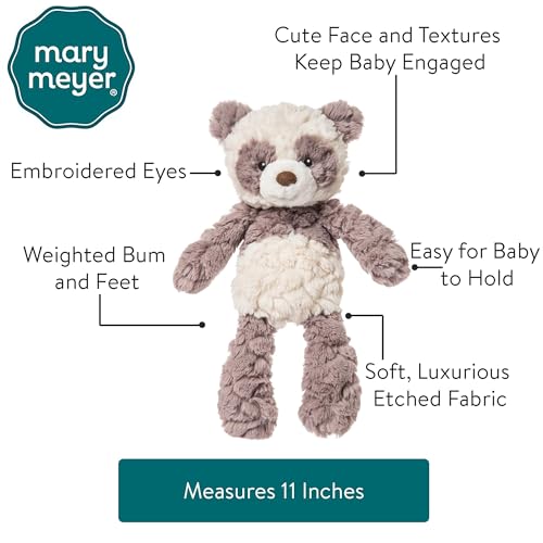 Mary Meyer Panda Soft Toy - 11 Inch Plush, Polyester Fabric, Model 42650