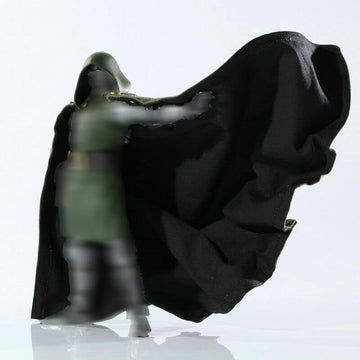 BOSWON E4-05 1/12 Scale DIY Black Green Cloak for 6 ((No Figure)