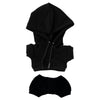 Niannyyhouse 15Cm Plush Doll Clothes Elastic Solid Sportswear Suits Hoodie Pants Soft Stuffed Plush Toy Dress Up Accessories (Bl