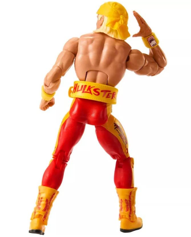 WWE Elite Legends Hulk Hogan 6-inch Articulated Action Figure - Plastic Collectible