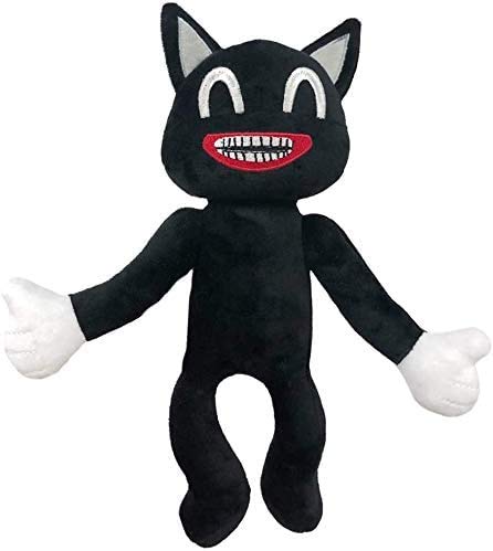 Cartoon Black Cat Plush Stuffed Toy, Soft Animal Cat Plush Toys Kids Birthday/Easter Day Ideas