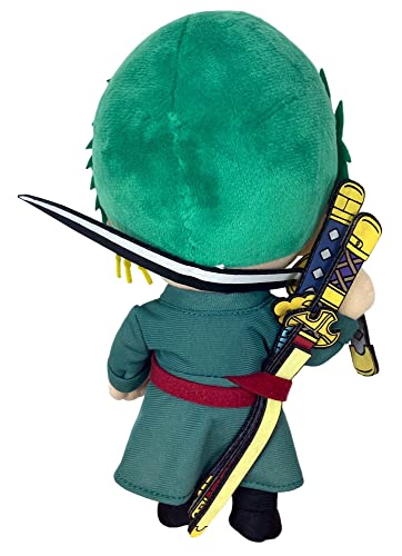 Great Eastern Animation Ge-52803 One Piece 9 Roronoa Zoro Stuffed Plush, 8