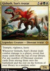 Wizards of the Coast Gishath, Sun's Avatar Trading Card - Red, Cardstock