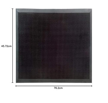 Imports Decor Rubber Mat, Rubber Studs, 18-Inch By 30-Inch